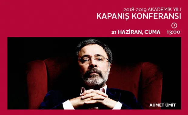 Akademik Yılın Son Dersi Ahmet Ümit’ten