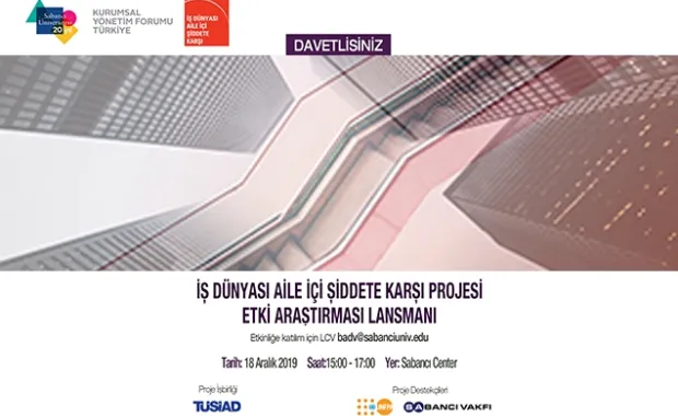 İş Dünyası Aile İçi Şiddete Karşı Projesi Etki Araştırması Lansmanı