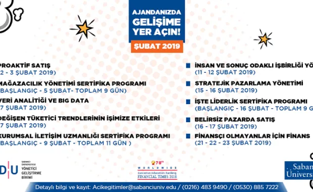 EDU’dan, İş Dünyasında İleriye Taşıyacak Eğitimler