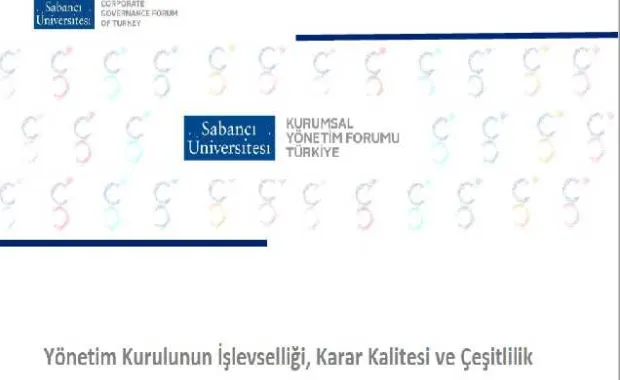 Kurumsal Yönetim Forumu'nun 2. Politika Notu Yayınlandı
