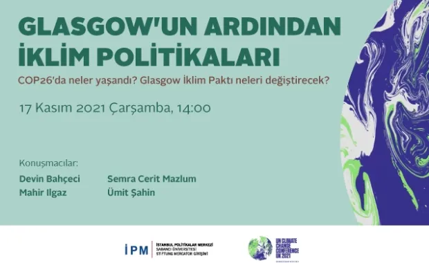 İPM’den “Glasgow’un Ardından İklim Politikaları” webinarı