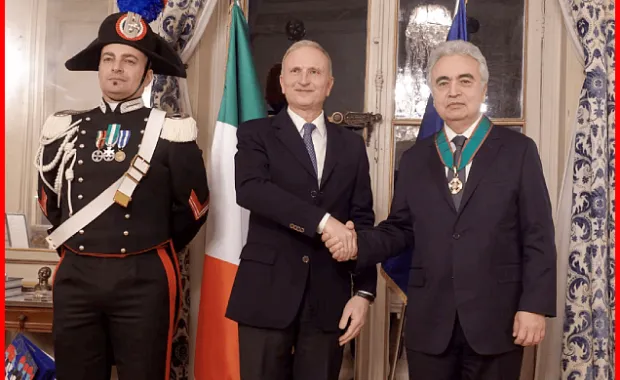 Fatih Birol, İtalya Cumhuriyeti Liyakat Nişanı Aldı