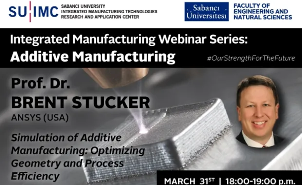 SU-IMC Tematik Seminer Serisi'nin yeni konuğu Brent Stucker