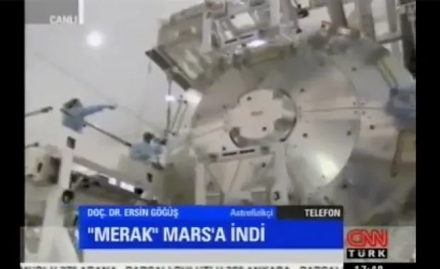 'Merak' Mars'a indi