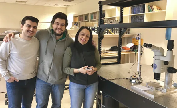 Öğrencilerimiz laparoskopik cerrahi için robot kolu tasarladı