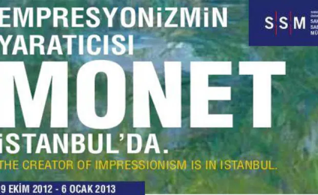 Beklenen sergi “Monet’nin Bahçesi” açıldı.