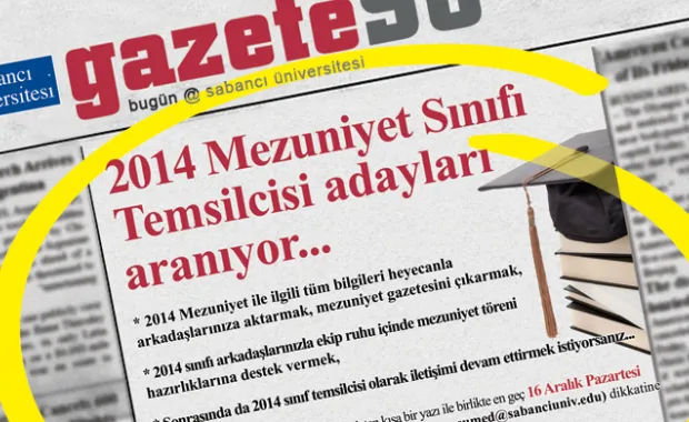 2014 Mezuniyet Sınıfı Komitesi Adayları Aranıyor!