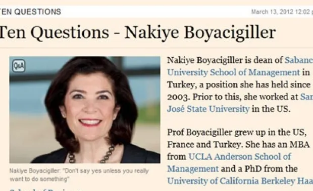 Financial Times: "10 Soruda Nakiye Boyacıgiller"