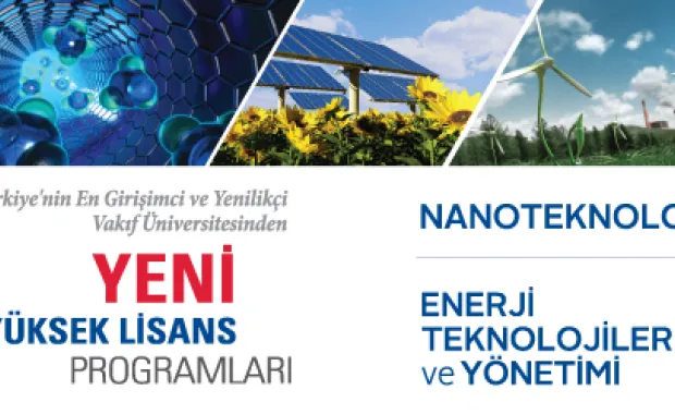 İki yeni yüksek lisans programı