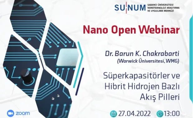 Nano Open Seminer Serisi&#039;nin yeni konuğu Barun K. Chakrabarti