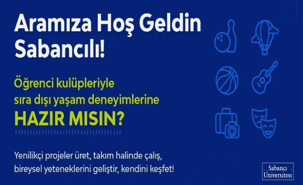 Öğrenci Kulüpleri’nin ortak sosyal medya hesabı: Sabancı University Clubs