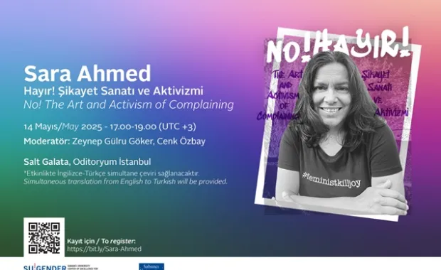 Sara Ahmed Mayıs’ta SU Gender’ın Davetlisi Olarak İstanbul’da