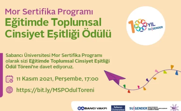 Mor Sertifika Programı Eğitimde Toplumsal Cinsiyet Eşitliği Ödülleri