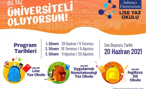 2021 Lise Yaz Okulları İçin Son Başvuru Tarihi 20 Haziran