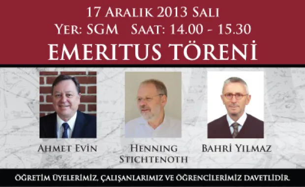 Emeritus Öğretim Üyeliği Töreni