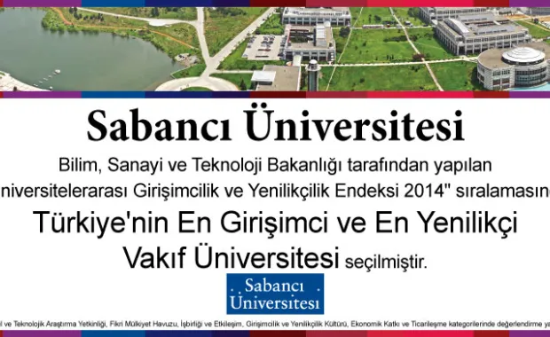 Türkiye’nin En Girişimci ve Yenilikçi Vakıf Üniversitesiyiz!