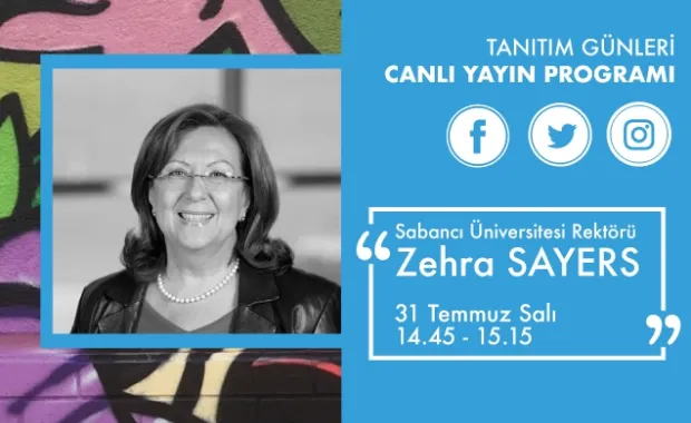 Tanıtım Günleri Canlı Yayın Programının ilk konuğu Zehra Sayers