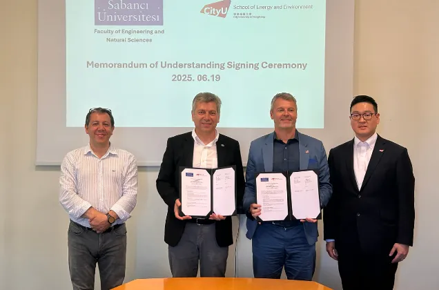 City University of Hong Kong Sabancı Üniversitesi'ndeydi