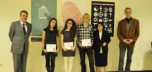 Mevhibe Ateş Undergraduate Graphic Design Poster Contest Winners Receive Their Awards