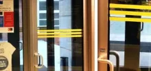 Have you noticed the yellow strips on UC doors?