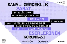 digitalSSM’nin  “Sanal Gerçeklik Sanat Eserlerinin Korunması” etkinliği