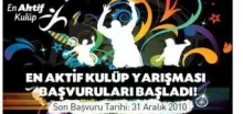En Aktif Kulüp Yarışması Başvuruları Başladı!