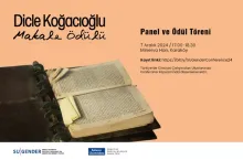 Dicle Koğacıoğlu Makale Ödülü-Panel ve Ödül Töreni