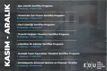 EDU Sertifika Programları’nda Erken Kayıt Fırsatları!