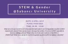 SU Gender “STEM & Gender” Buluşması