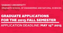 2015- 2016 Fall Term Applications to Engineering and Natural Sciences Graduate Programs