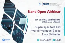 Barun K. Chakrabarti is the new guest of the Nano Open Webinars