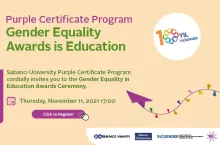 The Purple Certificate Gender Equality in Education Awards
