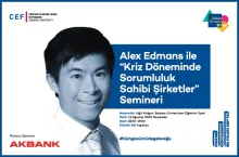 Ödüllü Profesör Alex Edmans CEF online seminer serisine konuk oluyor