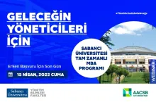 Tam Zamanlı MBA Programına Erken Başvuru İmkanı