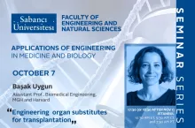 Başak Uygun'dan "Engineering Organ Substitutes for Transplantation" semineri