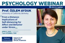 Özlem Ayduk'tan psikoloji webinarı