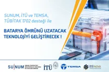 SUNUM, İTÜ ve TEMSA ortaklığındaki proje ile batarya ömrünü uzatacak teknoloji geliştirilecek