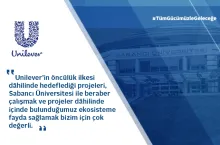 Unilever, Sabancı Üniversitesi öğrencileri ile gerçekleştirdiği Sanayi Odaklı Projeleri anlattı
